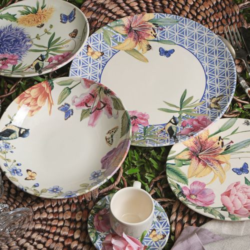Coup Soup Plate Ø8.27in Garden
