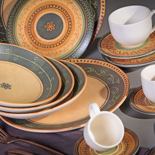 Bio Dinner Plate Stoneware Ø10.83in Outono