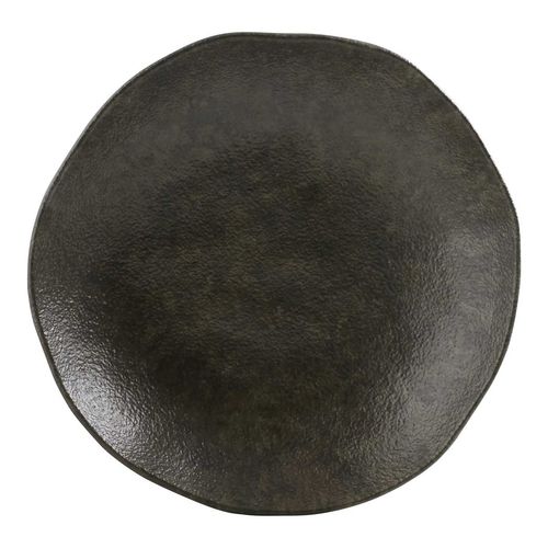 Organic Soup Plate Stoneware Ø8.46in 20.29oz Onyx
