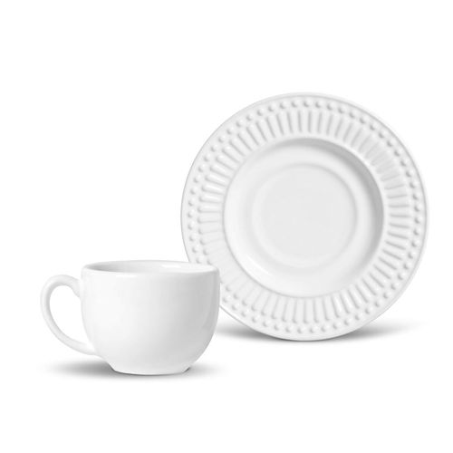 Roma Tea Cup 5.44oz White
