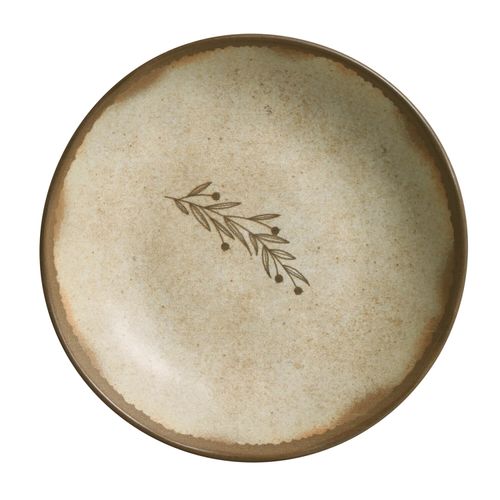 Bio Soup Plate Stoneware Ø8.86in 28.07oz Nativa