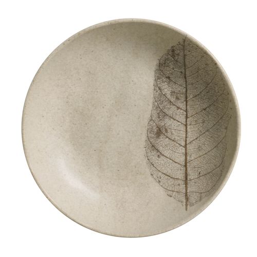 Bio Soup Plate Stoneware Ø8.86in 28.07oz Outono