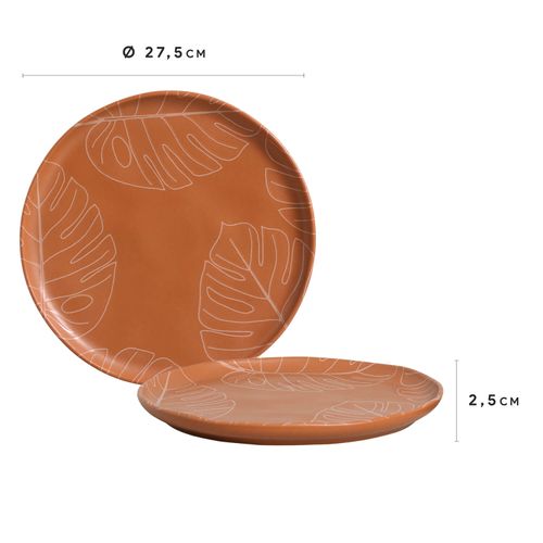 Bio Dinner Plate Stoneware Ø10.83in Verão