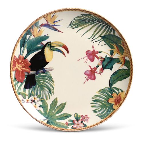 Coup Dinner Plate Ø10.83in Amazônia