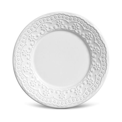 MADELEINE WHITE DESSERT PLATE