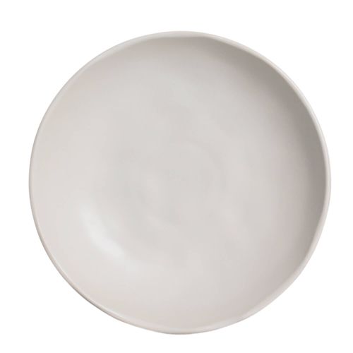 Bio Soup Plate Stoneware Ø8.86in 28.07oz Vit