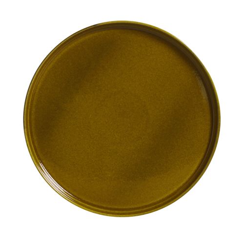 Neo Dessert Plate Stoneware Ø8.46in Amber