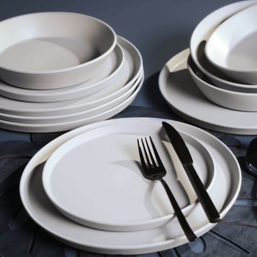 Neo Dinner Plate Stoneware Ø10.63in Vit