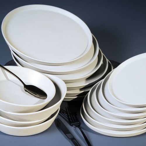 Neo Dessert Plate Stoneware Ø8.46in Vit