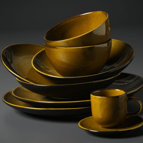 Coup Coffee Cup Stoneware 3.28oz Amber