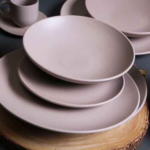 Coup Dessert Plate Stoneware Ø7.64in Mahogany