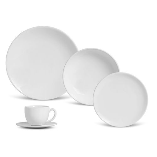 DINNERWARE SET 30 PCS WHITE COUP