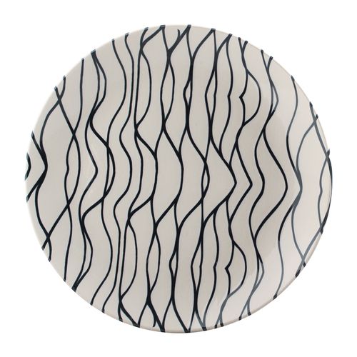 Bio Dinner Plate Stoneware Ø11.42in Green Granite