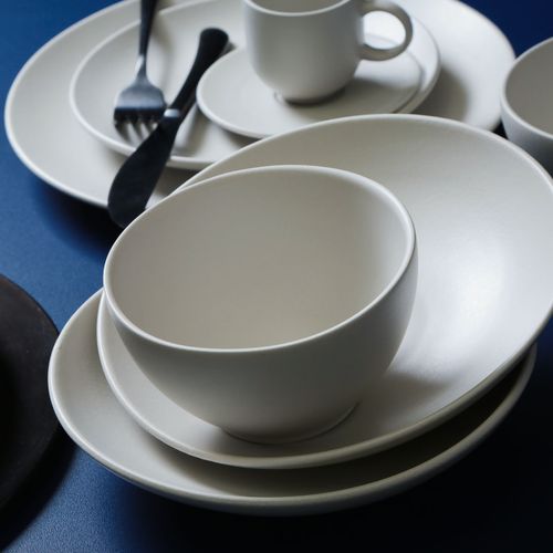 Coup Bowl Stoneware 18.26oz Vit