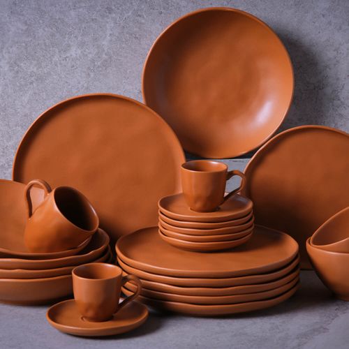 Organic Bowl Stoneware 18.87oz Terrakotta