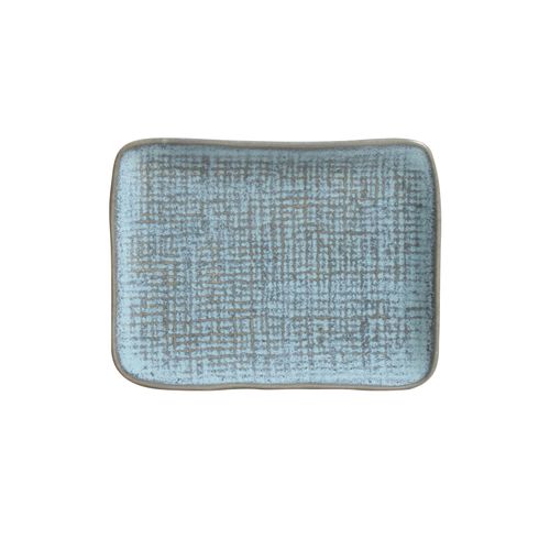 Juta Rectangular Platter Stoneware 7.09x5.51in Breeze