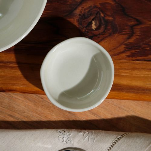 Organic Ramekin Stoneware Ø3.54x1.18in 2.37oz Clay