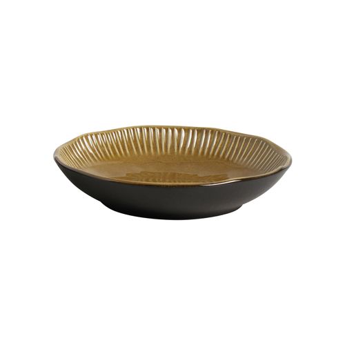 Linhas Soup Plate Stoneware Ø8.86in 28.07oz Amber