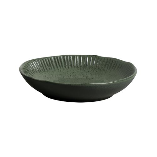 Linhas Soup Plate Stoneware Ø8.86in 28.07oz Greenery