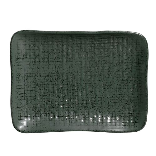 Juta Rectangular Platter Stoneware 7.09x5.51in Greenery