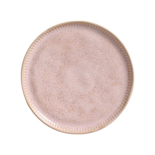 Linhas Dessert Plate Stoneware Ø8.46in Litchi