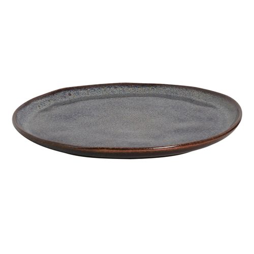 Bio Dinner Plate Stoneware Ø11.42in Titanium