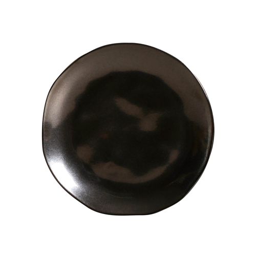 Organic Dessert Plate Stoneware Ø7.68in Ferrum