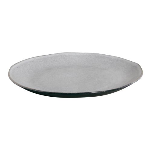 Organic Dinner Plate Stoneware Ø10.43in Concrete