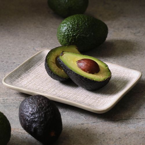 Juta Rectangular Platter Stoneware 7.09x5.51in Latte