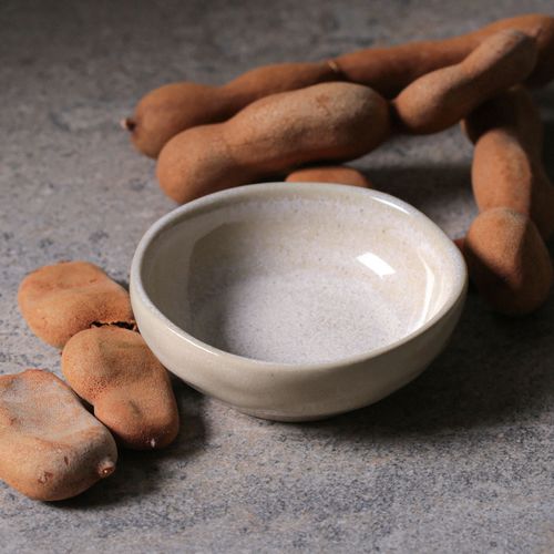 Organic Ramekin Stoneware Ø3.54x1.18in 2.37oz Latte
