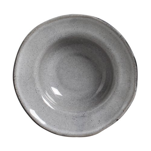 Organic Deep Rim Plate Stoneware Ø7.48x2.17in 8.45oz Dust