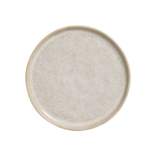 Bio Bread Plate Stoneware Ø6.1x0.63in Latte
