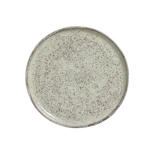 Bio Bread Plate Stoneware Ø6.1x0.63in Pistache