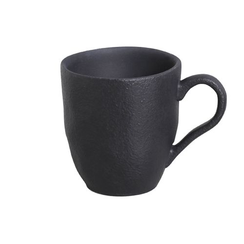 Organic Mug Stoneware 9.23oz Black Matte