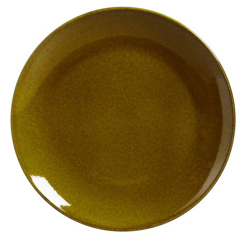Coup Dinner Plate Stoneware Ø10.24in Amber