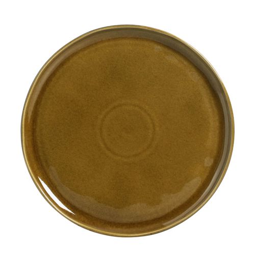Bio Dinner Plate Stoneware Ø11.42in Amber