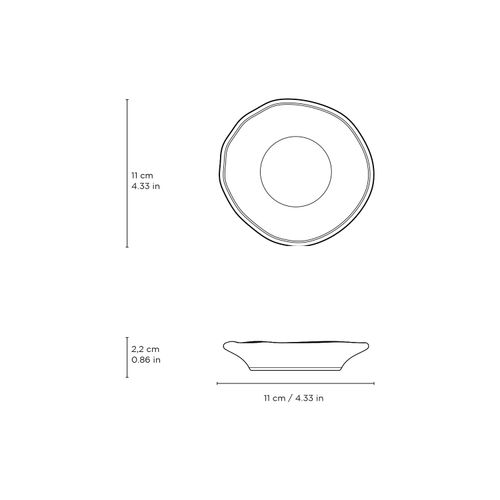 Juta Ramekin Stoneware Ø4.33x0.87in 1.93oz Oceano