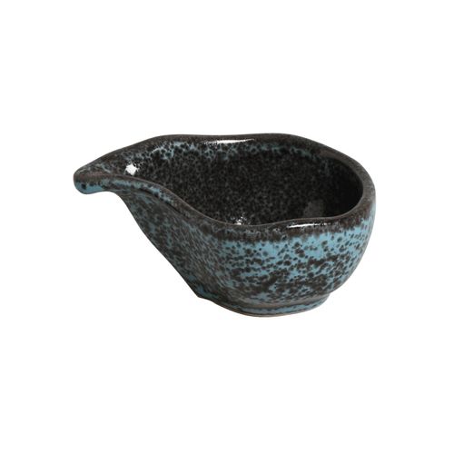 Organic Teardrop Stoneware 3.15x2.36in 1.35oz Night Sky