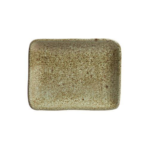 Juta Rectangular Platter Stoneware 7.09x5.51in Croco