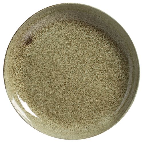 Organic Round Platter Large Stoneware Ø14.17in Croco