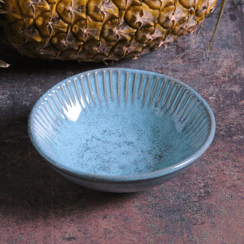 Linhas Bowl Stoneware Ø5.91x2.17in 32.37oz Breeze