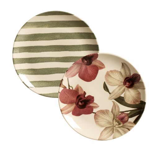 Coup Dessert Plate Kit Ø8.07in Fleur
