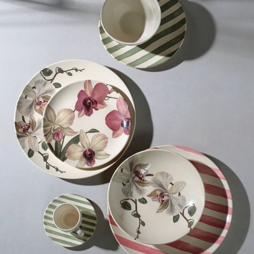 Coup Dessert Plate Kit Ø8.07in Fleur