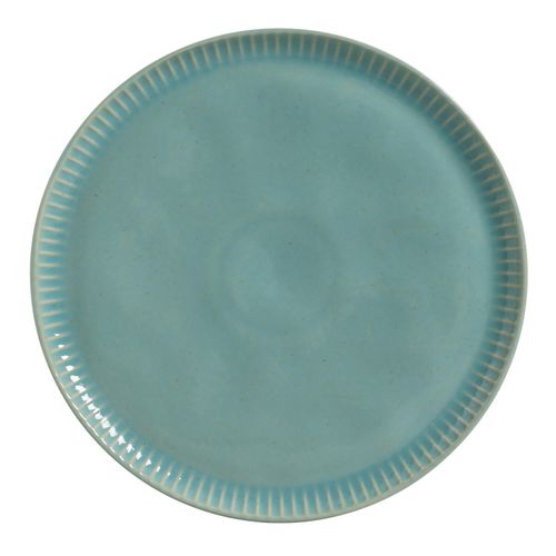 Linhas Dinner Plate Stoneware Ø10.83in Curaçao