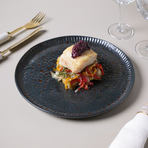 Linhas Dinner Plate Stoneware Ø10.83in Stellar