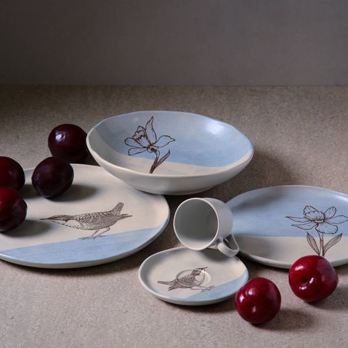 Bio Soup Plate Stoneware Ø8.86in 28.07oz Líris