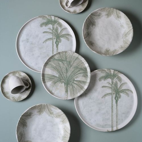Bio Soup Plate Stoneware Ø8.86in 28.07oz Tropicália