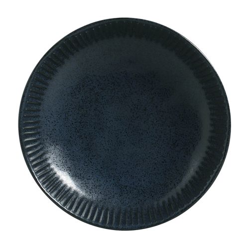 Linhas Soup Plate Stoneware Ø8.86in 28.07oz Night Blue