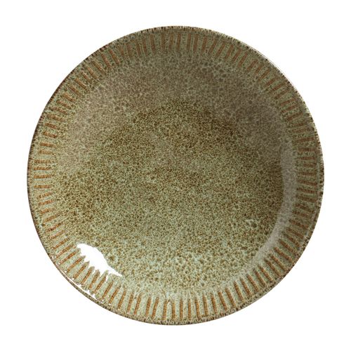 Linhas Soup Plate Stoneware Ø8.86in 28.07oz Croco
