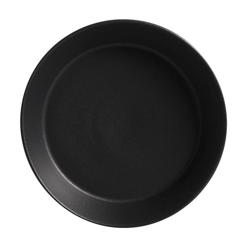 Neo Soup Plate Stoneware Ø7.68in 21.30oz Black Matte